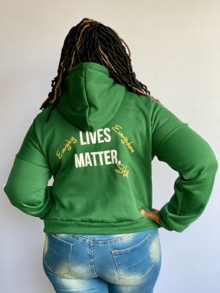 Black Lives Matter Striped Hoodie